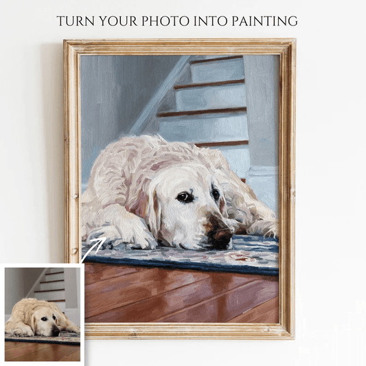 Elevate Your Pet's Legacy with a Customized Oil Painting Portrait