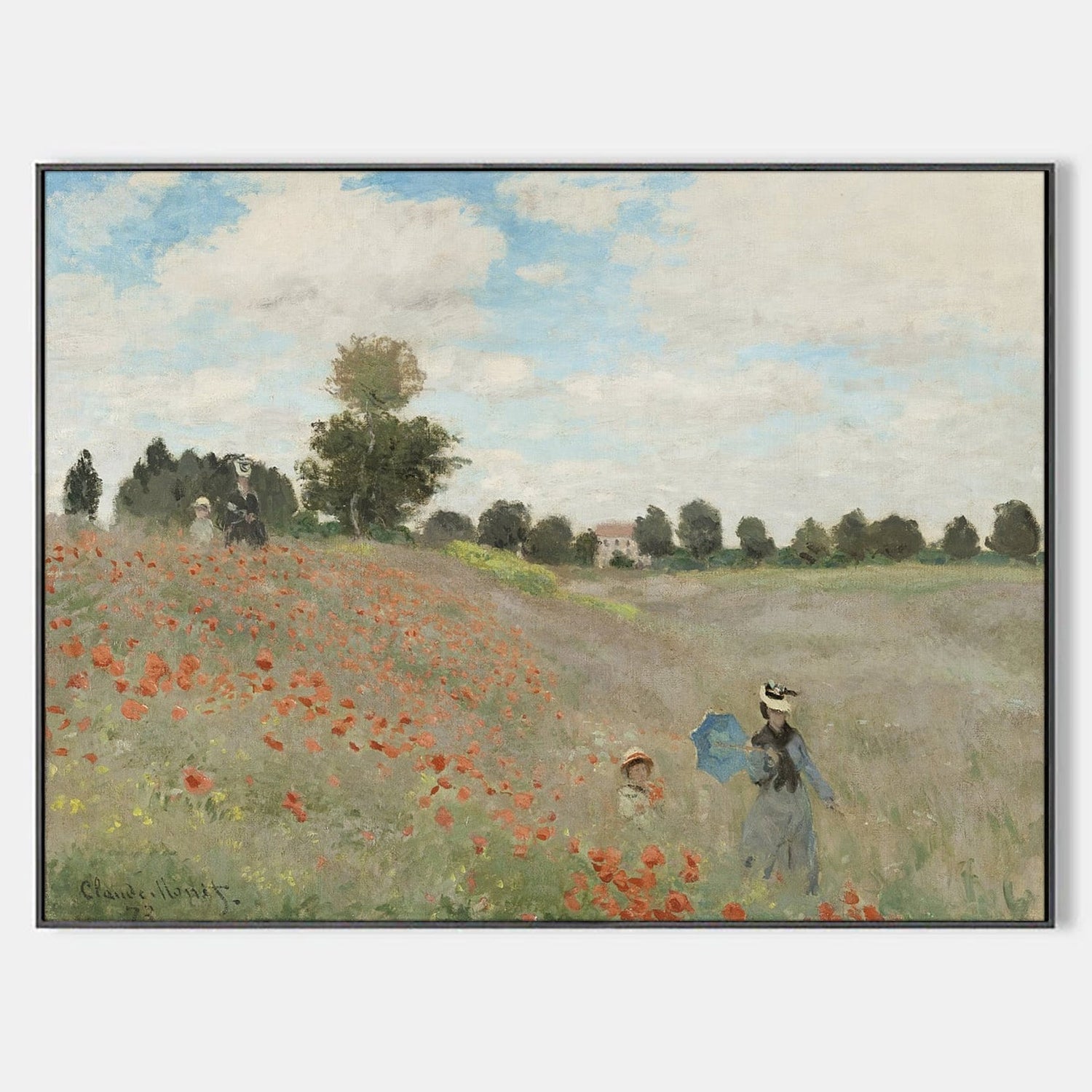 Discover the Beauty of Monet's “Poppies at Argenteuil” – A Masterpiece of Impressionism - ARABELART