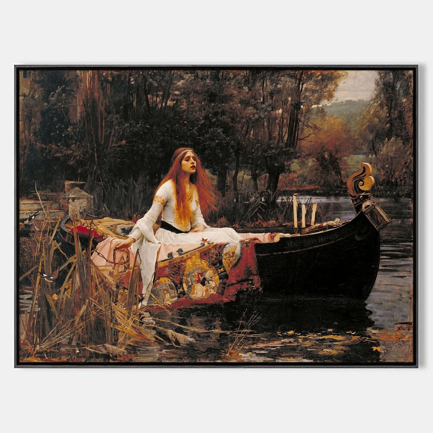 Explore the Beauty of The Lady of Shalott by John William Waterhouse – A Masterpiece of Pre-Raphaelite Art - ARABELART