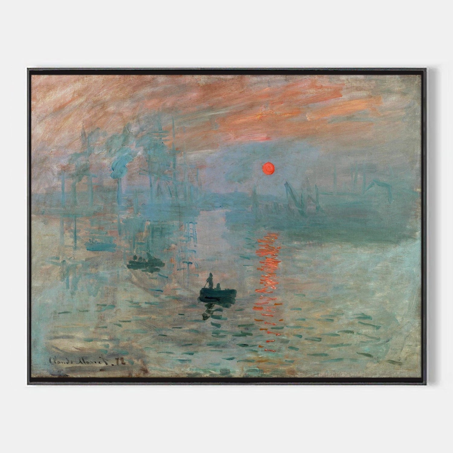 Impression, Sunrise" by Claude Monet: A Timeless Masterpiece Now Available as a High-Quality Reproduction - ARABELART