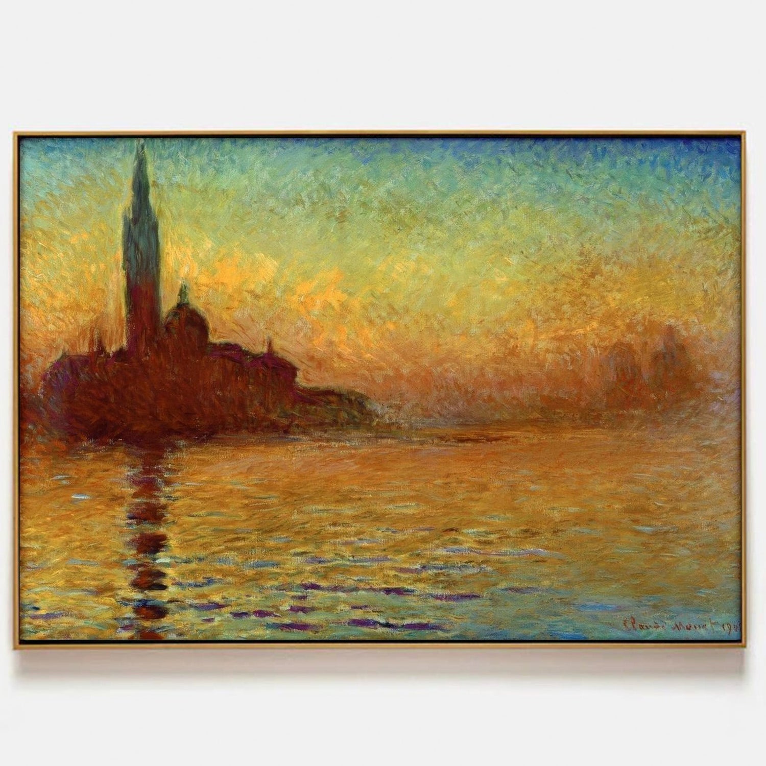 San Giorgio Maggiore at Dusk" by Claude Monet: A Timeless Masterpiece Now Available as a Reproduction - ARABELART