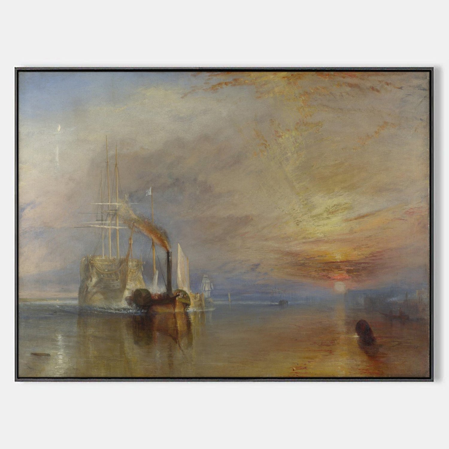 The Fighting Temeraire: J.M.W. Turner’s Masterpiece of Transition - ARABELART