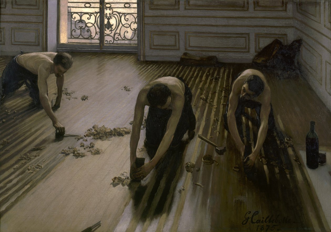 The Floor Scrapers by Gustave Caillebotte: A Masterpiece of Realism and Modern Life - ARABELART