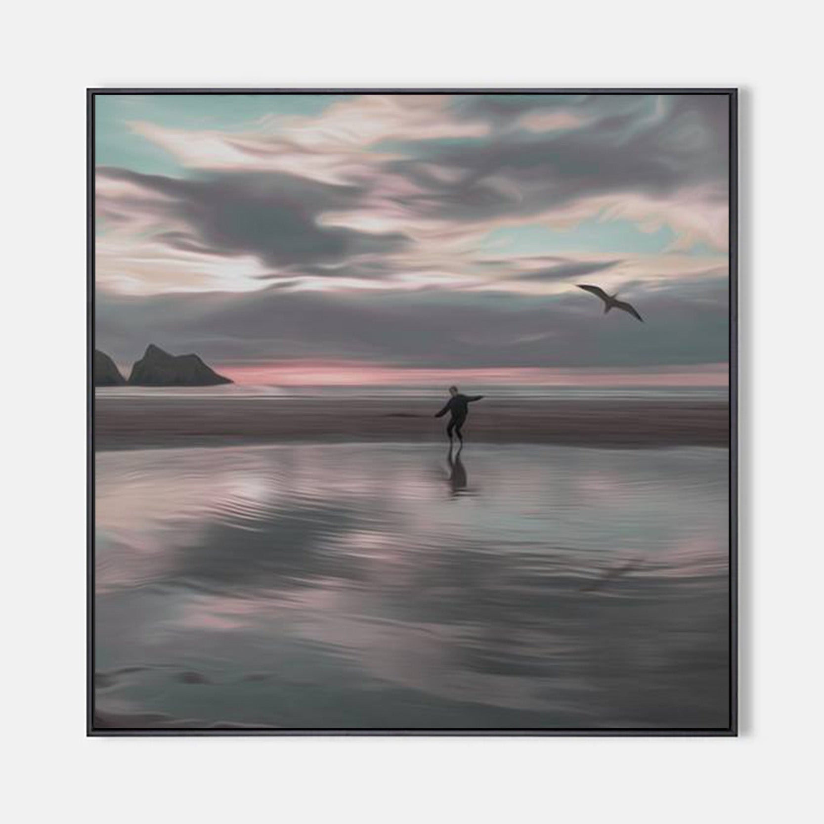 Holywell Bay Dancing Birds - Limited Edition of 30 Photograph