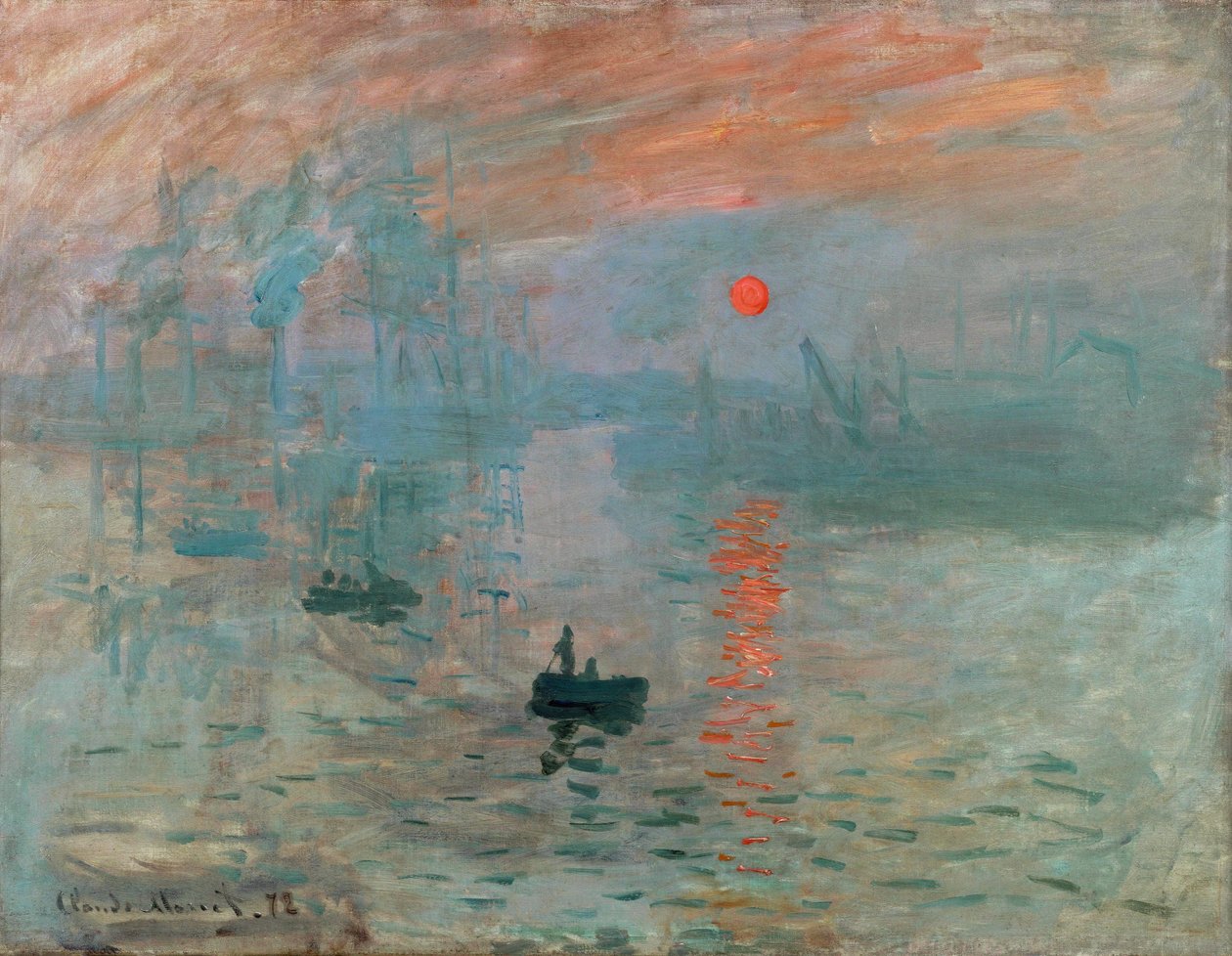 Impression, Sunrise by Claude Monet - Famous Art Reproduction