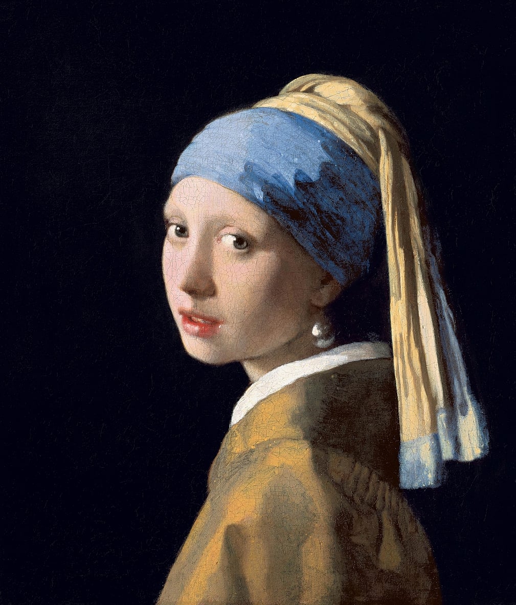 Girl with a Pearl Earring by Johannes Vermeer - Famous Art Reproduction