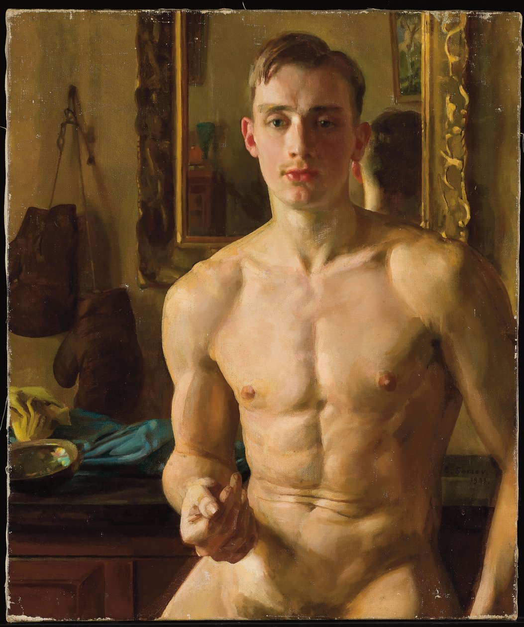 The Boxer by Thomas Eakins - Famous Art Reproduction