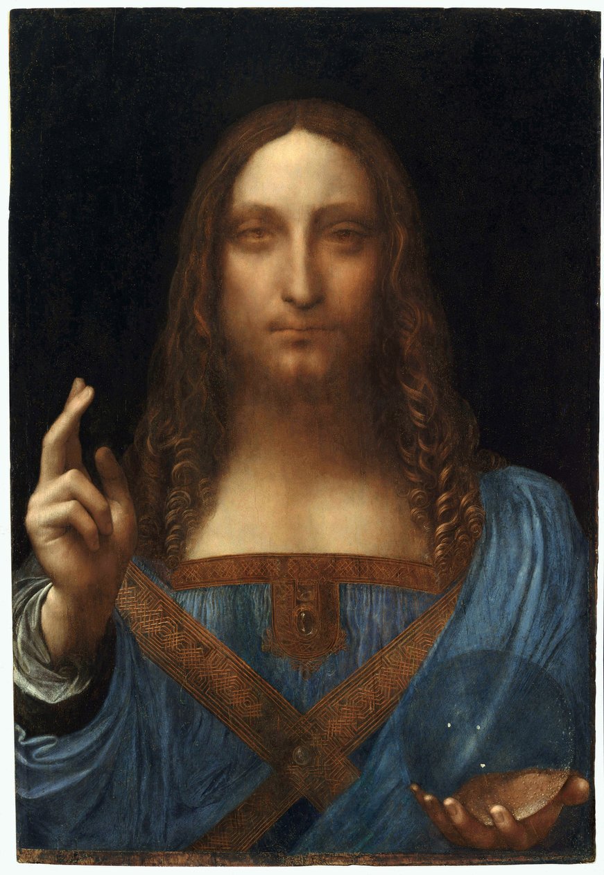 Christ Salvator Mundi by Leonardo da Vinci - Famous Art Reproduction - ARABELART