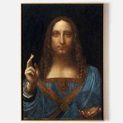 Christ Salvator Mundi by Leonardo da Vinci - Famous Art Reproduction - ARABELART