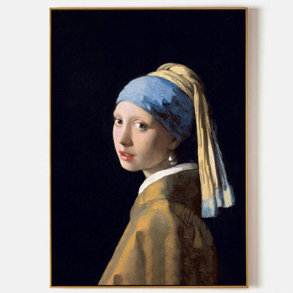 Girl with a Pearl Earring by Johannes Vermeer - Famous Art Reproduction - ARABELART