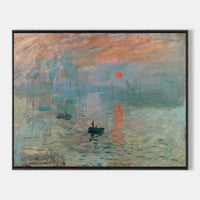 Impression, Sunrise by Claude Monet - Famous Art Reproduction - ARABELART