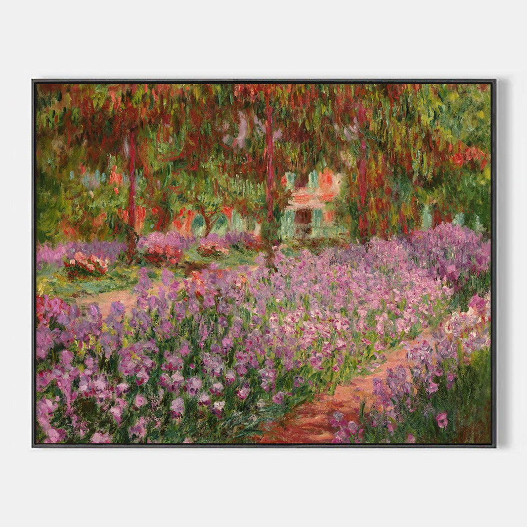 Irises in Monet’s Garden by Claude Monet - Famous Art Reproduction - ARABELART