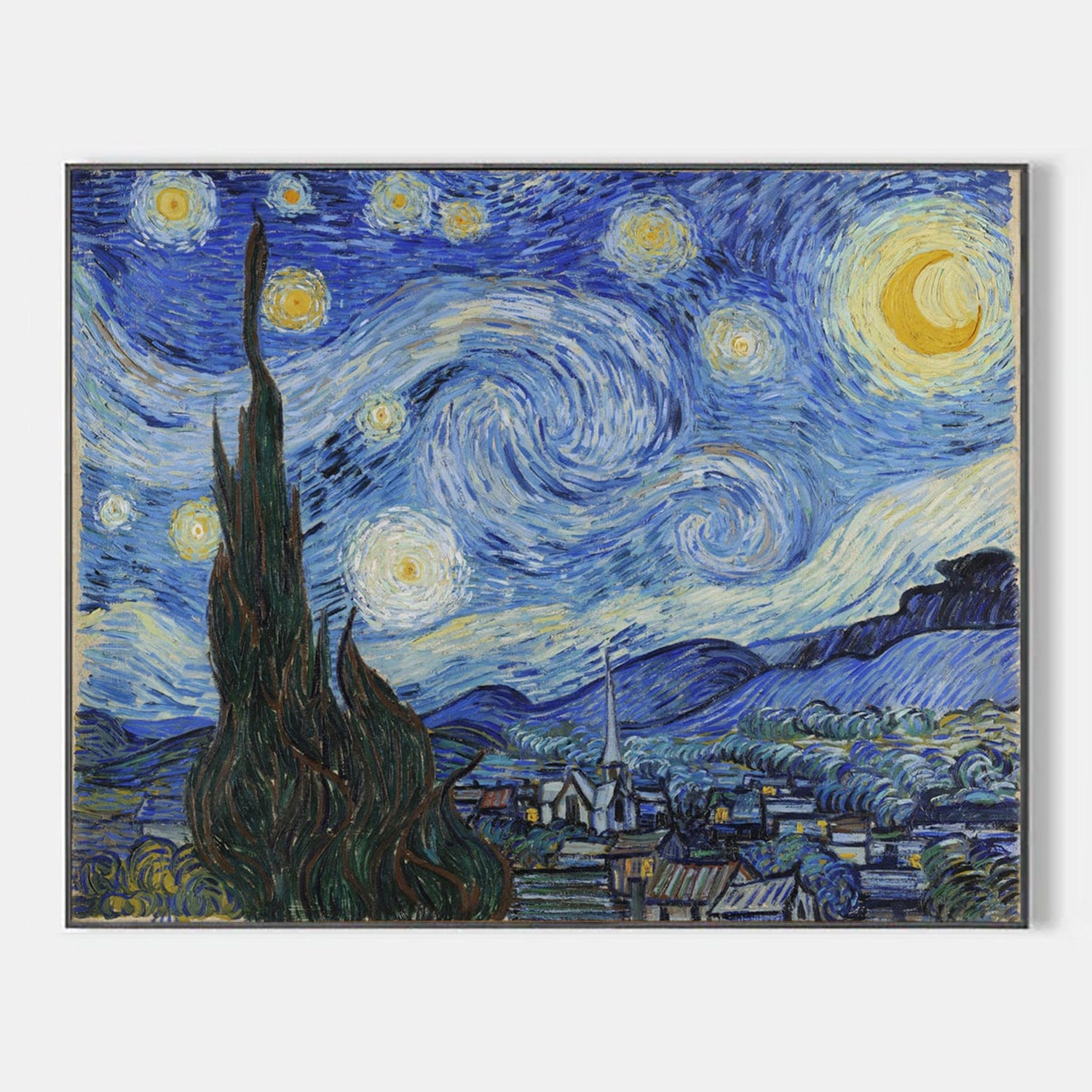 The Starry Night by Vincent van Gogh - Famous Art Reproduction - ARABELART